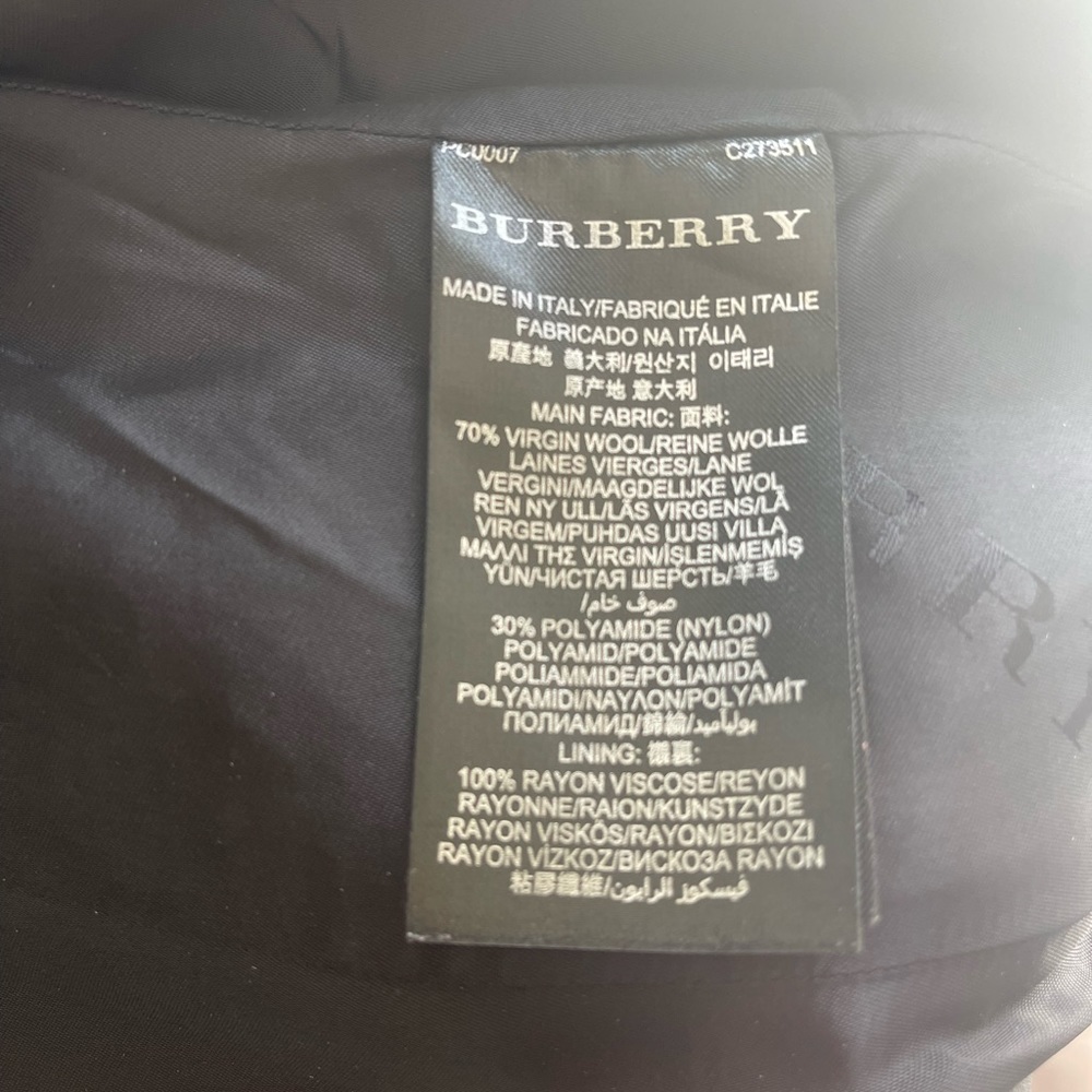 Burberry Prorsum Luxury Virgin Wool Trenchcoat - Picture 14 of 17